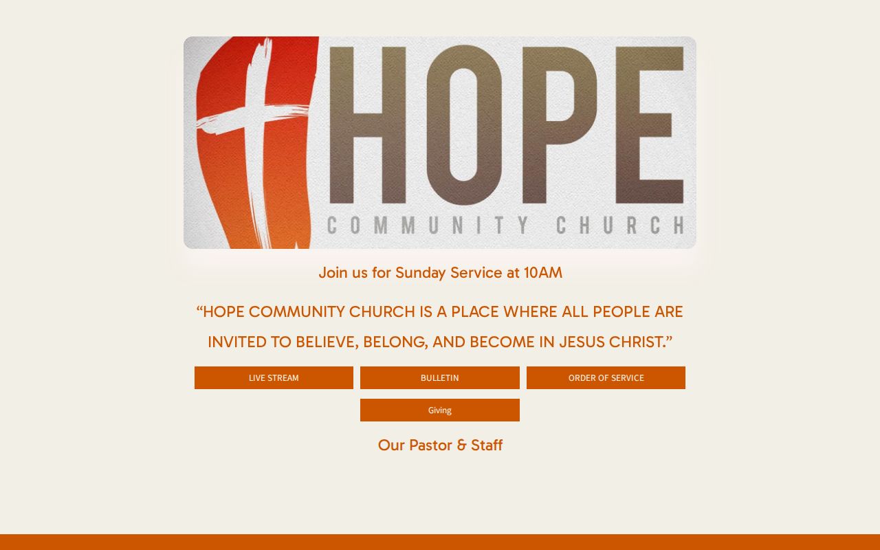Hope Community Church 4